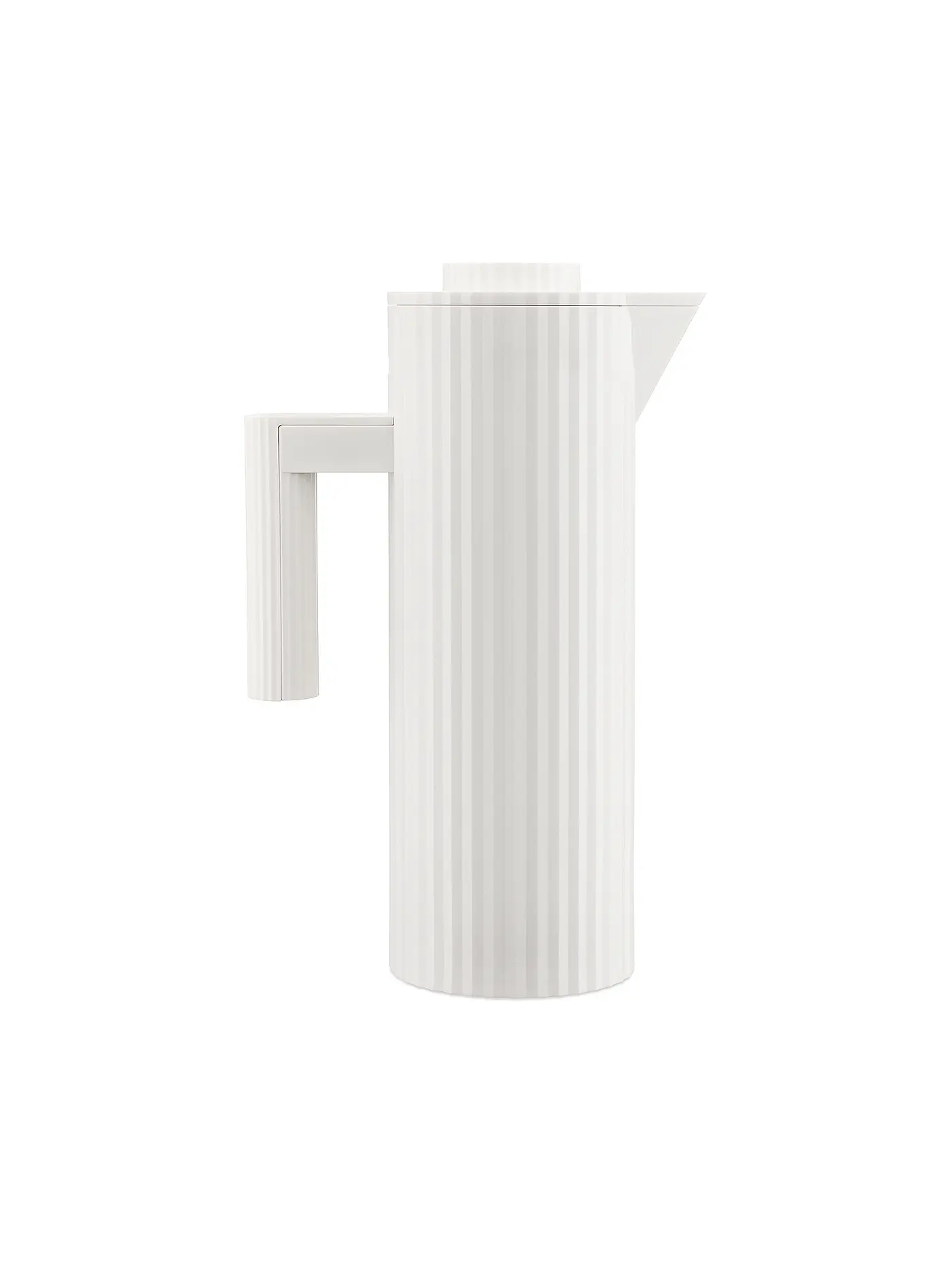 ALESSI | Thermoskanne - Isolierkanne Plisse 1 l  Grau | weiss